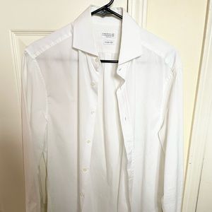 Brunello Cucinelli Button Up. Medium - Slim Fit. 100% Cotton.